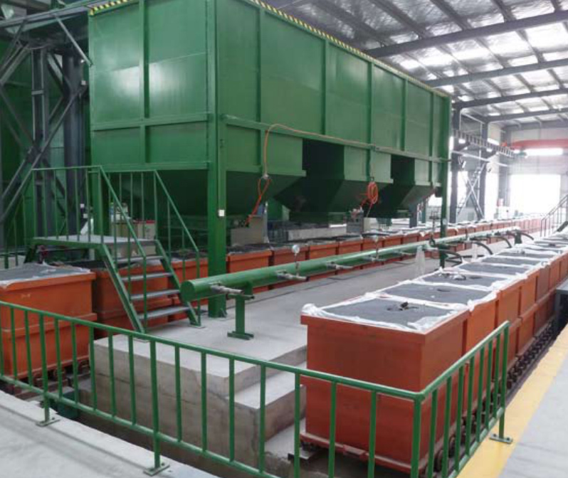 一塵不染的巢湖惠明液推消失模生產線