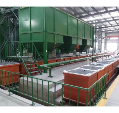 一塵不染的巢湖惠明液推消失模生產線