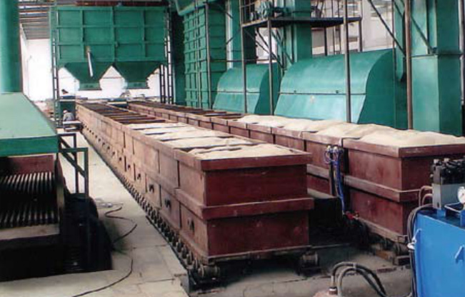 大手筆的浙江杰克液推消失模生產線