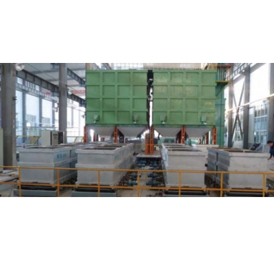 河南林州鑄園，年產三萬噸液推 --柔性組合0.5N消失模自動線