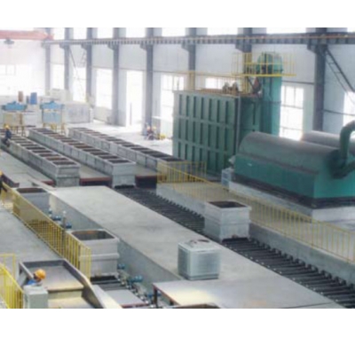 湖北隨州三環年產萬噸液推--柔性組合0.5N消失模自動線